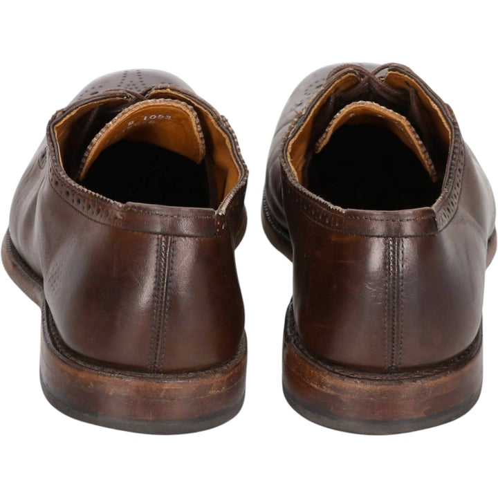 Allen Edmonds Cornwallis Plain Toe Shoes, Made in USA, Size 9D Men's 27.0cm genuine leather brown type Vintage Second Hand