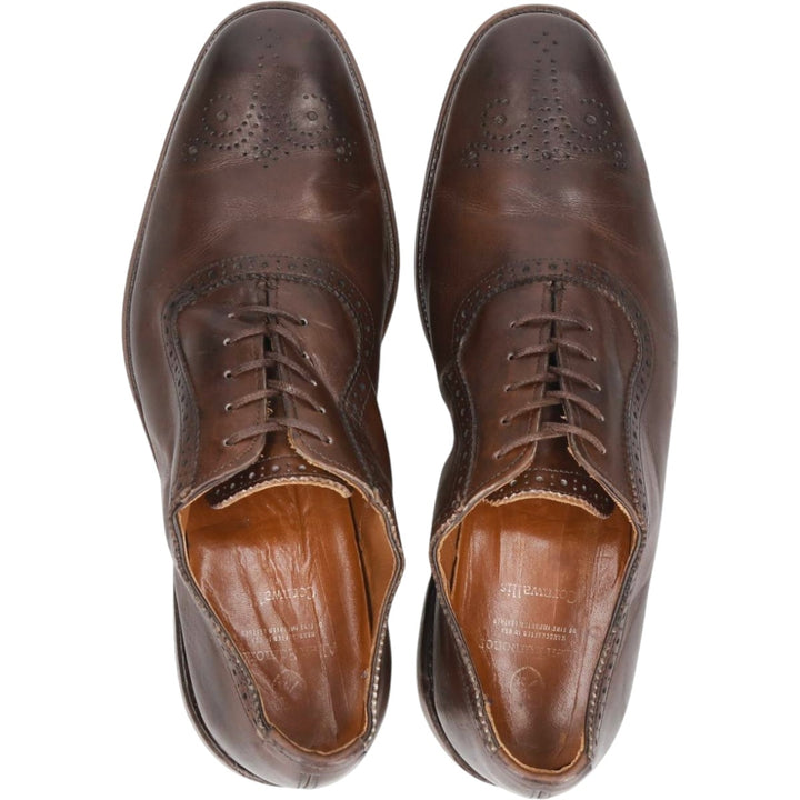 Allen Edmonds Cornwallis Plain Toe Shoes, Made in USA, Size 9D Men's 27.0cm genuine leather brown type Vintage Second Hand