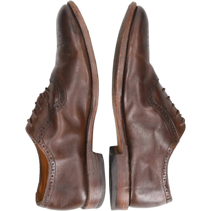 Allen Edmonds Cornwallis Plain Toe Shoes, Made in USA, Size 9D Men's 27.0cm genuine leather brown type Vintage Second Hand