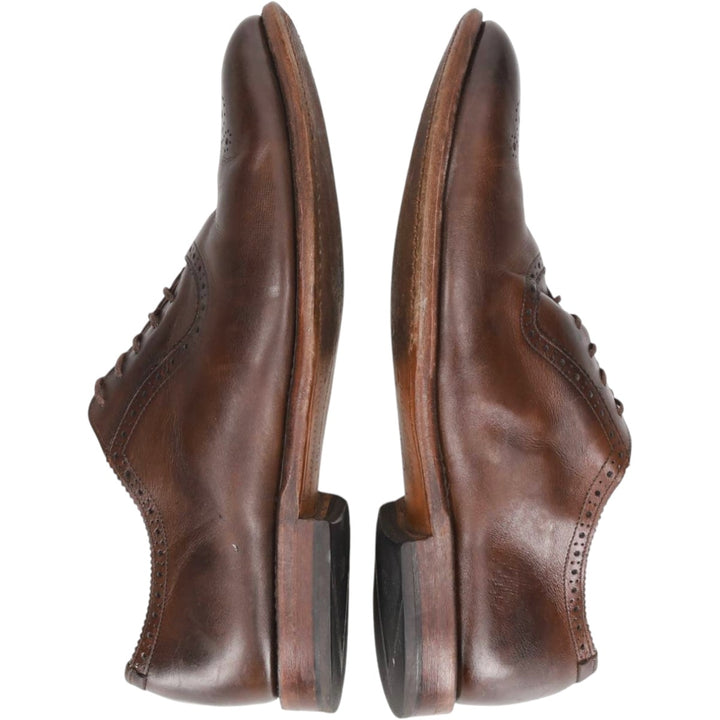 Allen Edmonds Cornwallis Plain Toe Shoes, Made in USA, Size 9D Men's 27.0cm genuine leather brown type Vintage Second Hand