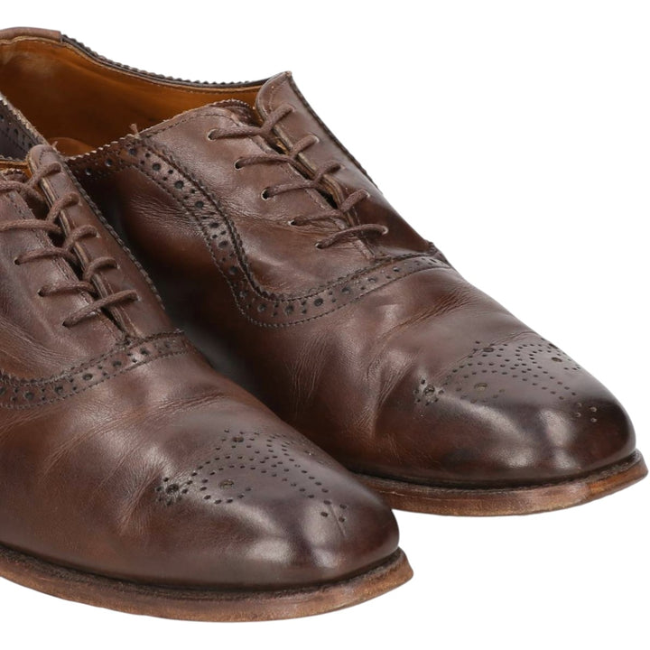 Allen Edmonds Cornwallis Plain Toe Shoes, Made in USA, Size 9D Men's 27.0cm genuine leather brown type Vintage Second Hand