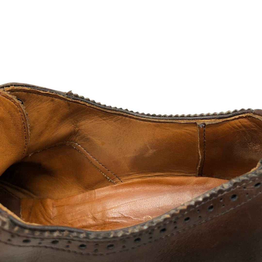 Allen Edmonds Cornwallis Plain Toe Shoes, Made in USA, Size 9D Men's 27.0cm genuine leather brown type Vintage Second Hand