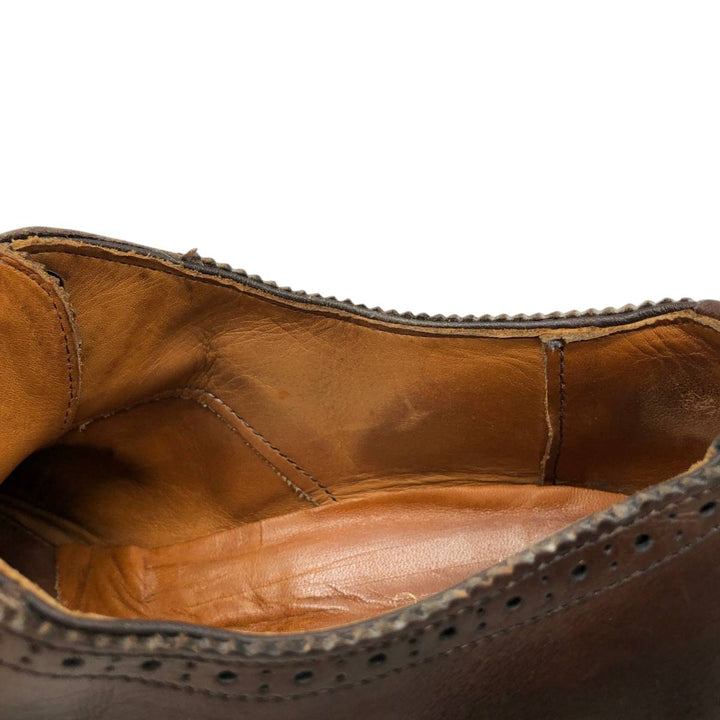 Allen Edmonds Cornwallis Plain Toe Shoes, Made in USA, Size 9D Men's 27.0cm genuine leather brown type Vintage Second Hand