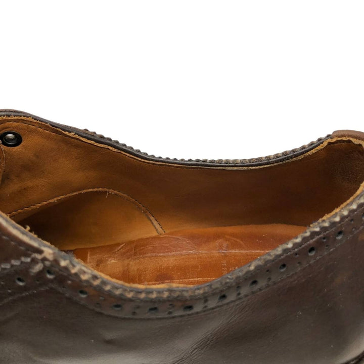 Allen Edmonds Cornwallis Plain Toe Shoes, Made in USA, Size 9D Men's 27.0cm genuine leather brown type Vintage Second Hand