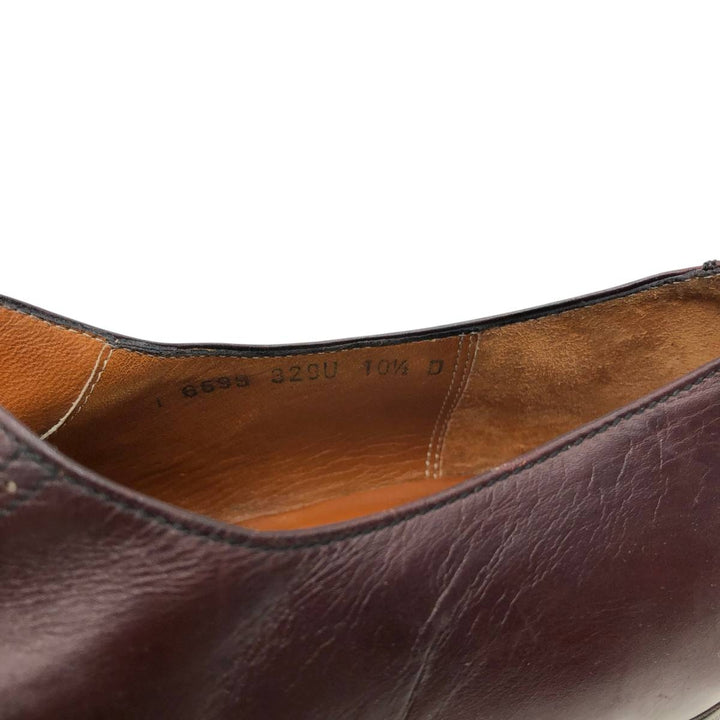 Salvatore Ferragamo semi-brogue straight-tip shoes, made in Italy, size 10 1/2D Men's 28.5cm unclear burgundy type Vintage Second Hand