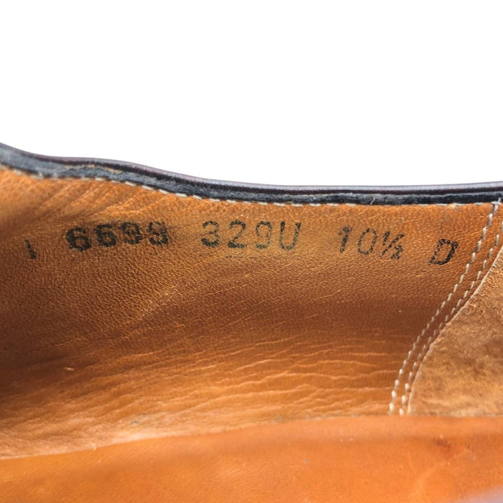 Salvatore Ferragamo semi-brogue straight-tip shoes, made in Italy, size 10 1/2D Men's 28.5cm unclear burgundy type Vintage Second Hand