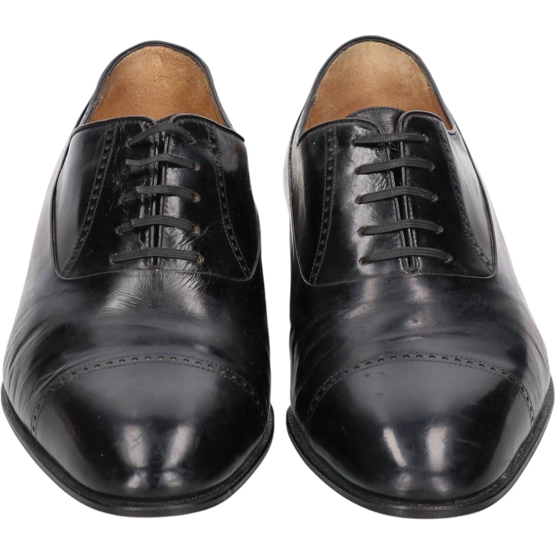 ARTIOLI Straight-tip shoes, Made in Italy, Size 9 1/2 D Men's 27.5cm unclear black type Vintage Second Hand