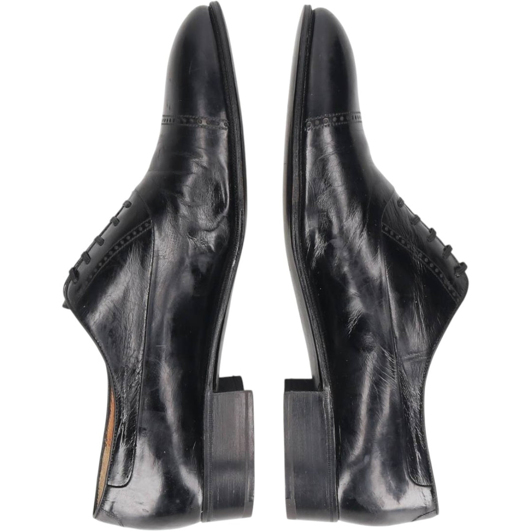 ARTIOLI Straight-tip shoes, Made in Italy, Size 9 1/2 D Men's 27.5cm unclear black type Vintage Second Hand