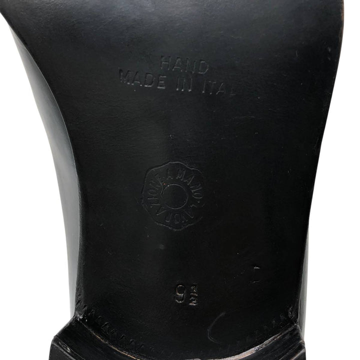 ARTIOLI Straight-tip shoes, Made in Italy, Size 9 1/2 D Men's 27.5cm unclear black type Vintage Second Hand