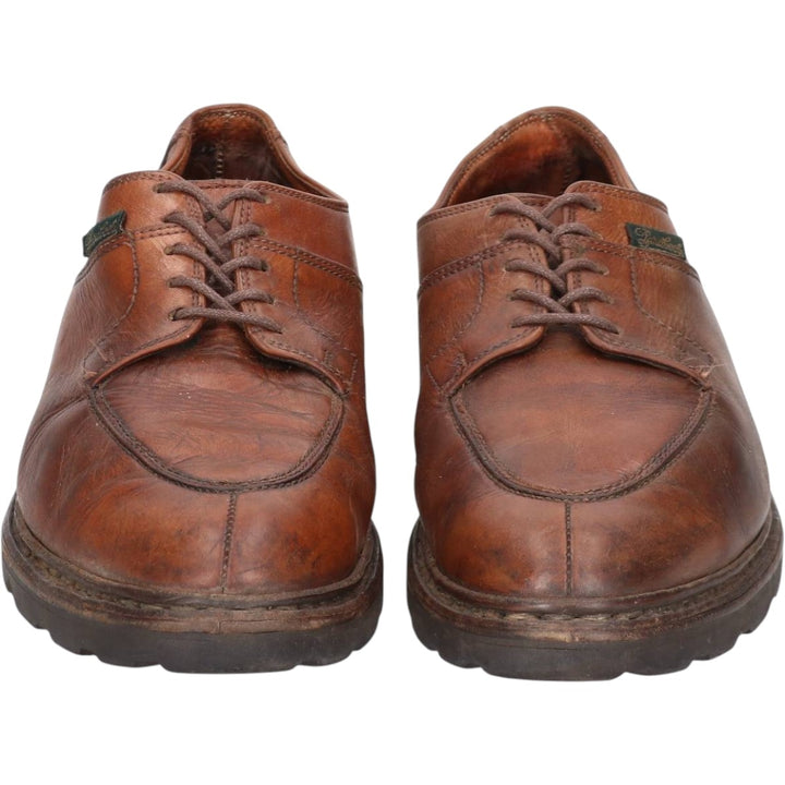 Paraboot U-tip shoes, made in France. Men's 26.0cm genuine leather brown type Vintage Second Hand