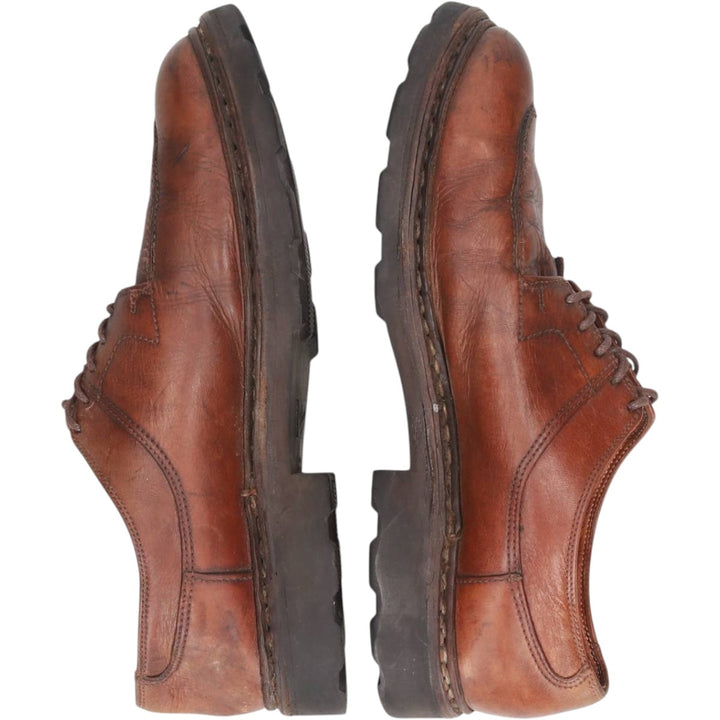 Paraboot U-tip shoes, made in France. Men's 26.0cm genuine leather brown type Vintage Second Hand