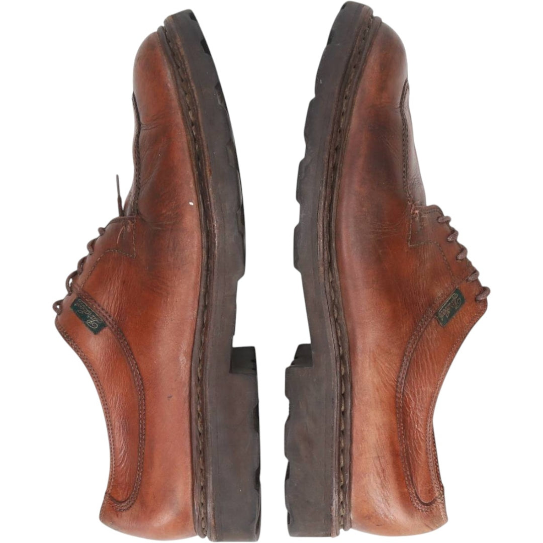 Paraboot U-tip shoes, made in France. Men's 26.0cm genuine leather brown type Vintage Second Hand