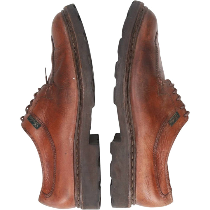 Paraboot U-tip shoes, made in France. Men's 26.0cm genuine leather brown type Vintage Second Hand