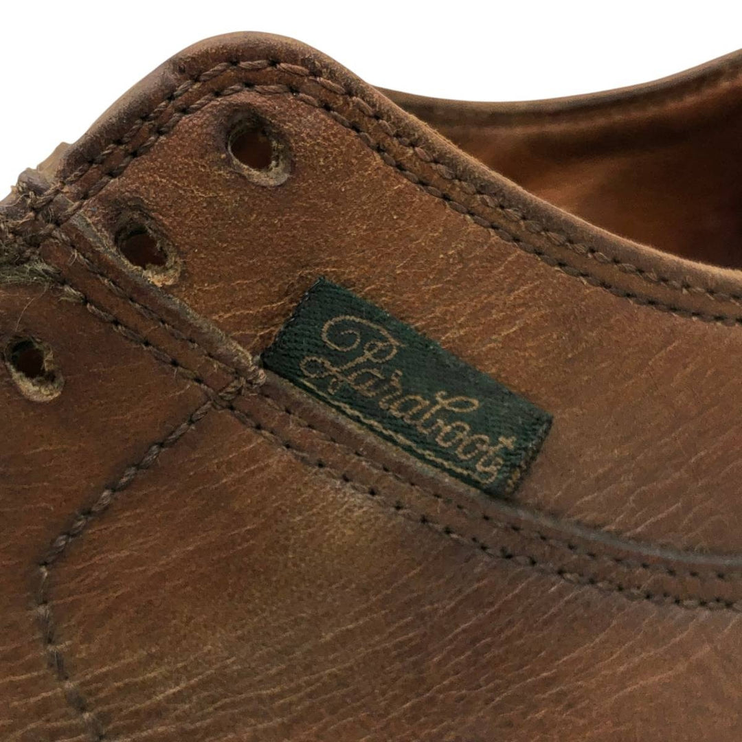 Paraboot U-tip shoes, made in France. Men's 26.0cm genuine leather brown type Vintage Second Hand