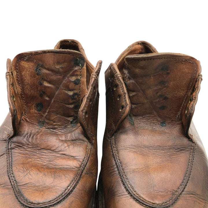 Paraboot U-tip shoes, made in France. Men's 26.0cm genuine leather brown type Vintage Second Hand
