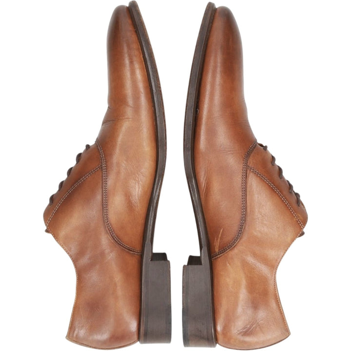 DEVRED Plain Toe Shoes, Made in Italy, Size 42 Men's 28.0cm unclear brown type Vintage Second Hand
