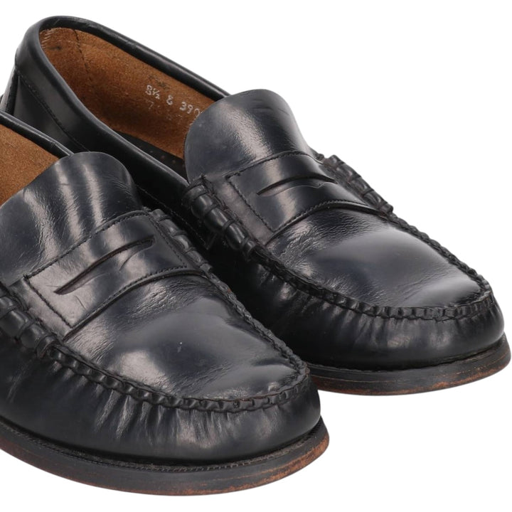 Sebago coin loafers, size 8.5 Men's 26.5cm genuine leather black type Vintage Second Hand