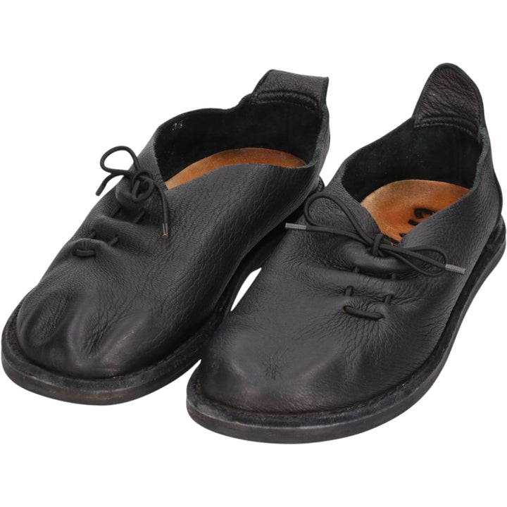 Trippen BRAUT leather shoes, size 38 Women's 25.0cm unclear black type Vintage Second Hand