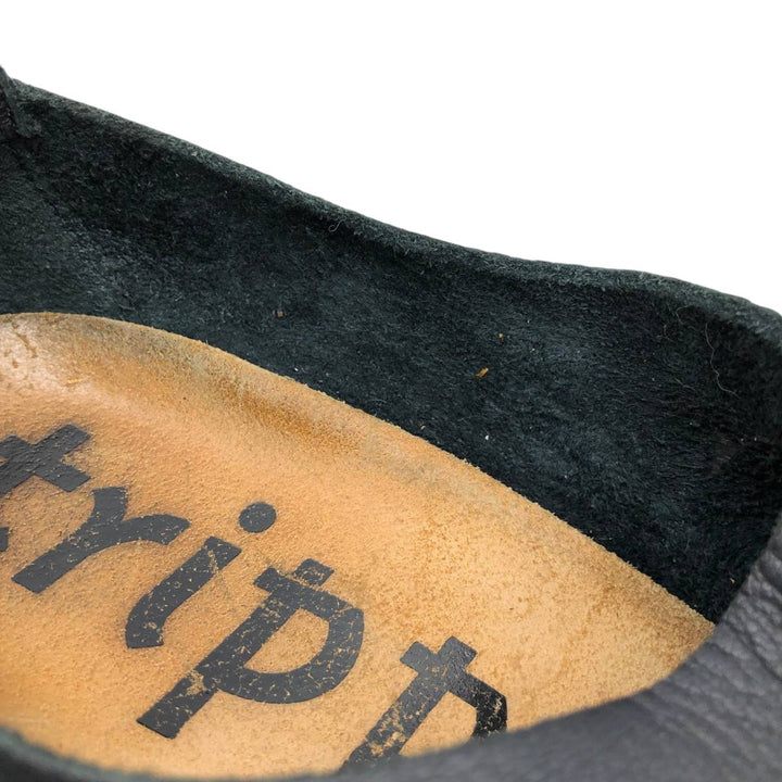 Trippen BRAUT leather shoes, size 38 Women's 25.0cm unclear black type Vintage Second Hand
