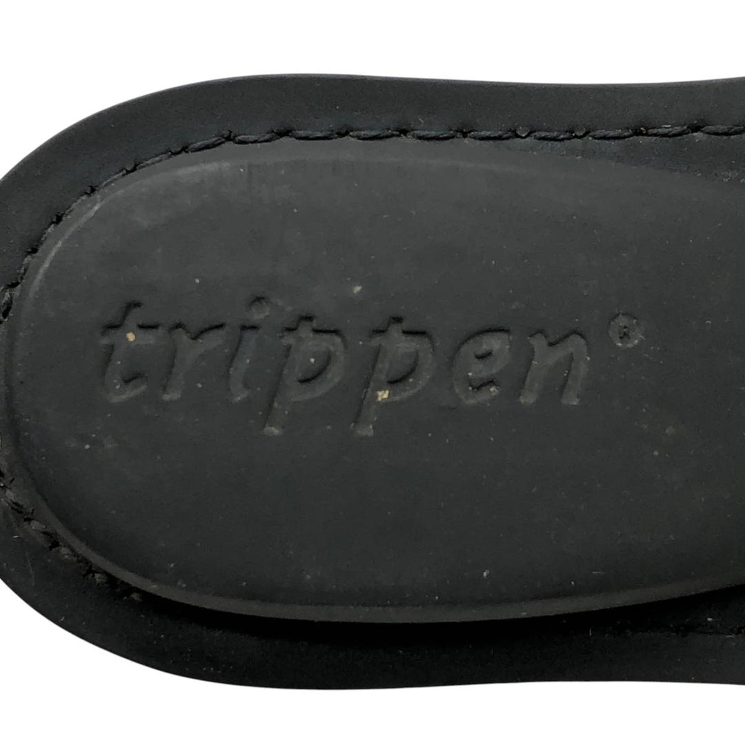 Trippen BRAUT leather shoes, size 38 Women's 25.0cm unclear black type Vintage Second Hand