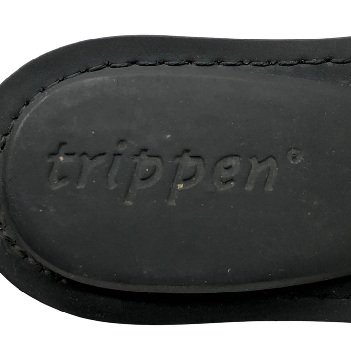 Trippen BRAUT leather shoes, size 38 Women's 25.0cm unclear black type Vintage Second Hand