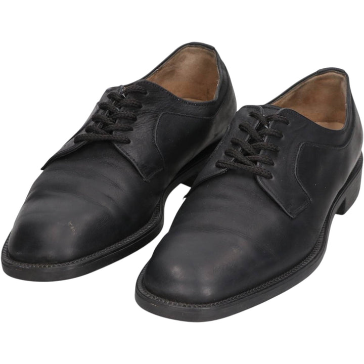 Salvatore Ferragamo plain toe shoes, made in Italy, size 7 (2E). Men's 26.0cm unclear black type Vintage Second Hand