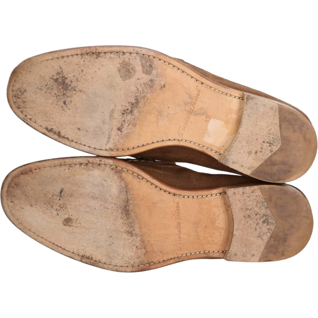 Emidio Tucci Bit Loafers, Loafers, Size 42 Men's 27.5cm unclear brown type Vintage Second Hand