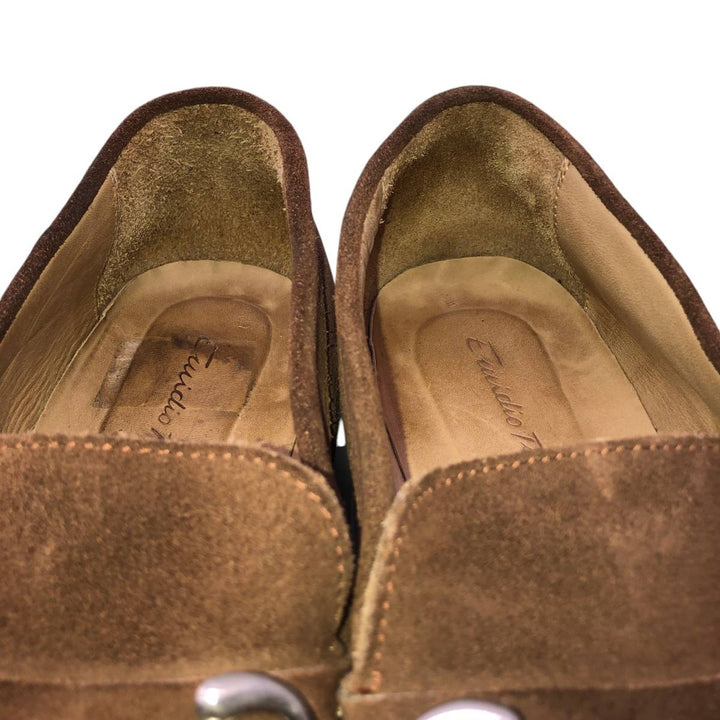 Emidio Tucci Bit Loafers, Loafers, Size 42 Men's 27.5cm unclear brown type Vintage Second Hand