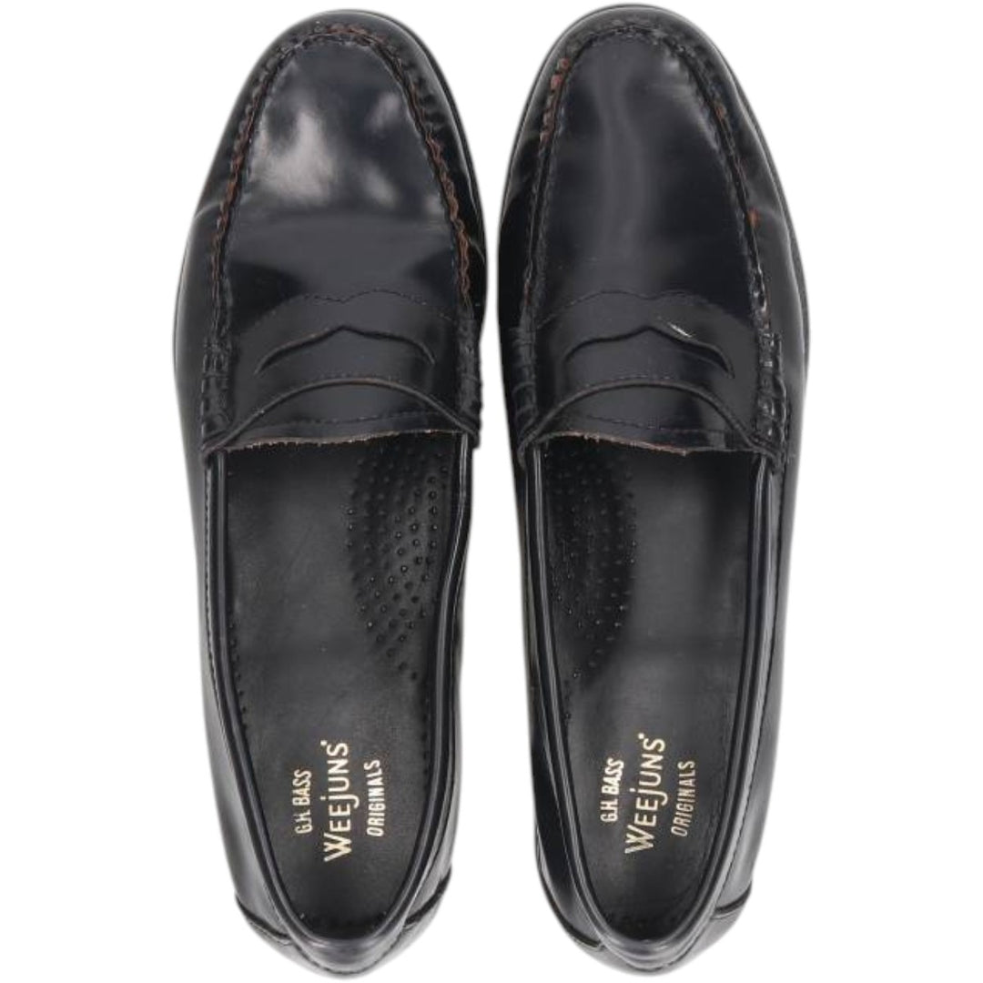 GHBass WEEJUNS Coin Loafers 95M Men's 27.5cm genuine leather black type Vintage Second Hand