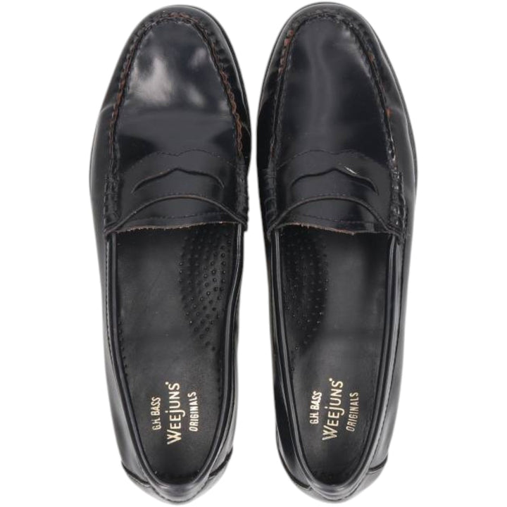 GHBass WEEJUNS Coin Loafers 95M Men's 27.5cm genuine leather black type Vintage Second Hand