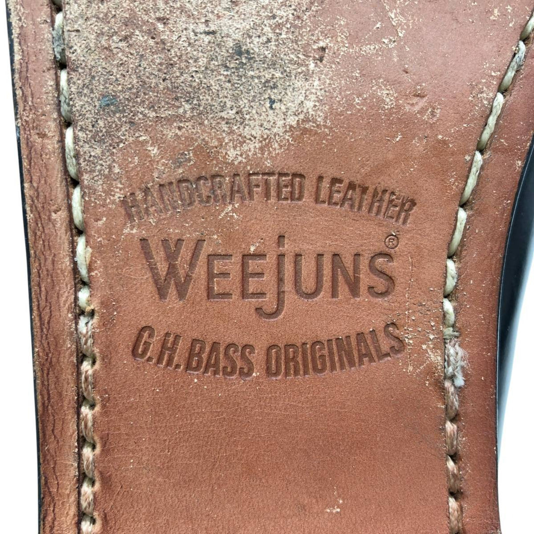 GHBass WEEJUNS Coin Loafers 95M Men's 27.5cm genuine leather black type Vintage Second Hand