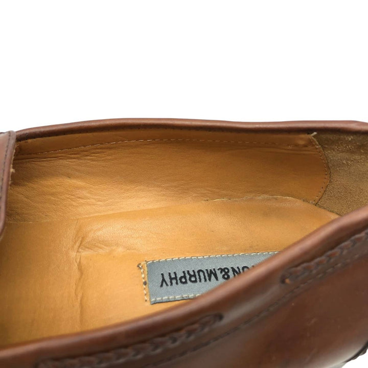Johnston and Murphy tassel loafers, size 9 1/2 W Men's 27.5cm unclear red type reddish brown Vintage Second Hand
