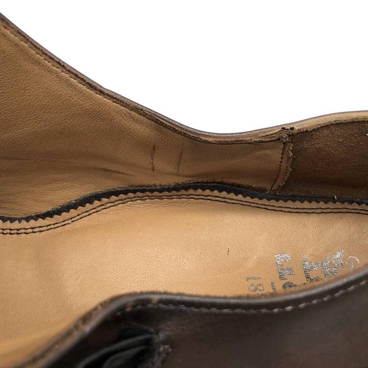 Lloyd double monk strap shoes, made in Germany, size 8 1/2 F Men's 27.0cm genuine leather brown type Vintage Second Hand