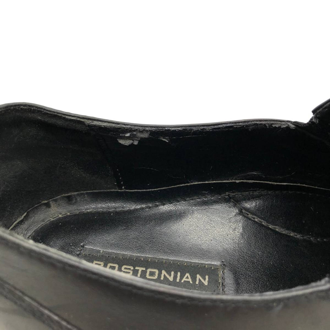 Bostonian Vamploofer 10 M Men's 28.0cm genuine leather black type Vintage Second Hand