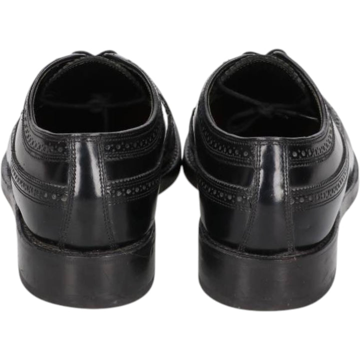 Florsheim Imperial Jefferson Full Brogue Wingtip Shoes, Size 8 1/2 E Men's 26.5cm unclear black type Vintage Second Hand