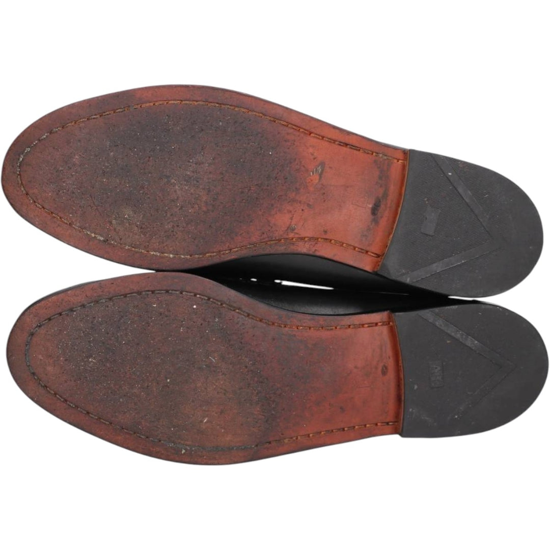 Allen Edmonds Cavanaugh penny loafers, made in the USA, size 10 1/2EEE Men's 28.5cm genuine leather black type Vintage Second Hand