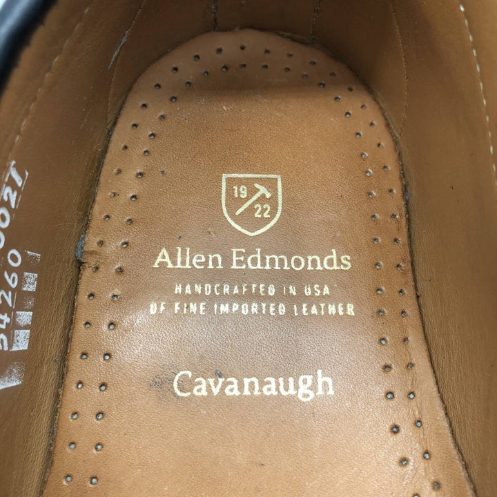 Allen Edmonds Cavanaugh penny loafers, made in the USA, size 10 1/2EEE Men's 28.5cm genuine leather black type Vintage Second Hand