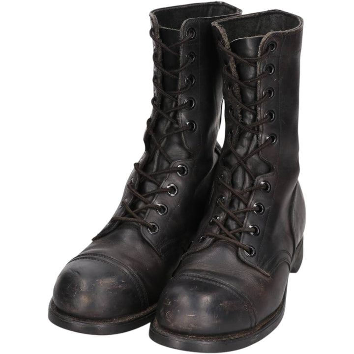 US Military Steel Toe Jump Boots, Size 7 1/2R (Men's, equivalent to 10.2 inches), Vintage /saa017010 Men's 26.0cm unclear black type Vintage Second Hand