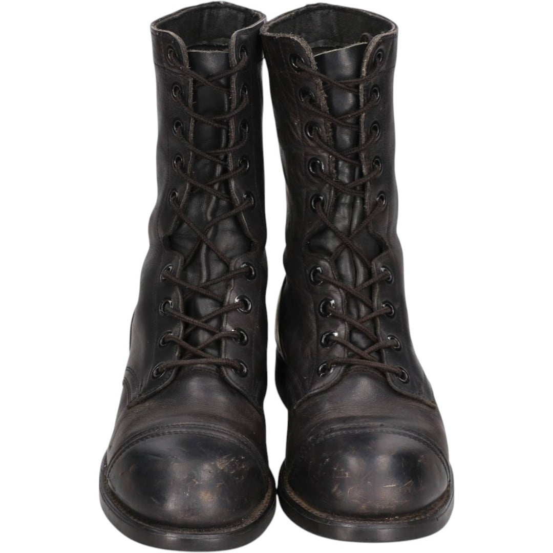 US Military Steel Toe Jump Boots, Size 7 1/2R (Men's, equivalent to 10.2 inches), Vintage /saa017010 Men's 26.0cm unclear black type Vintage Second Hand