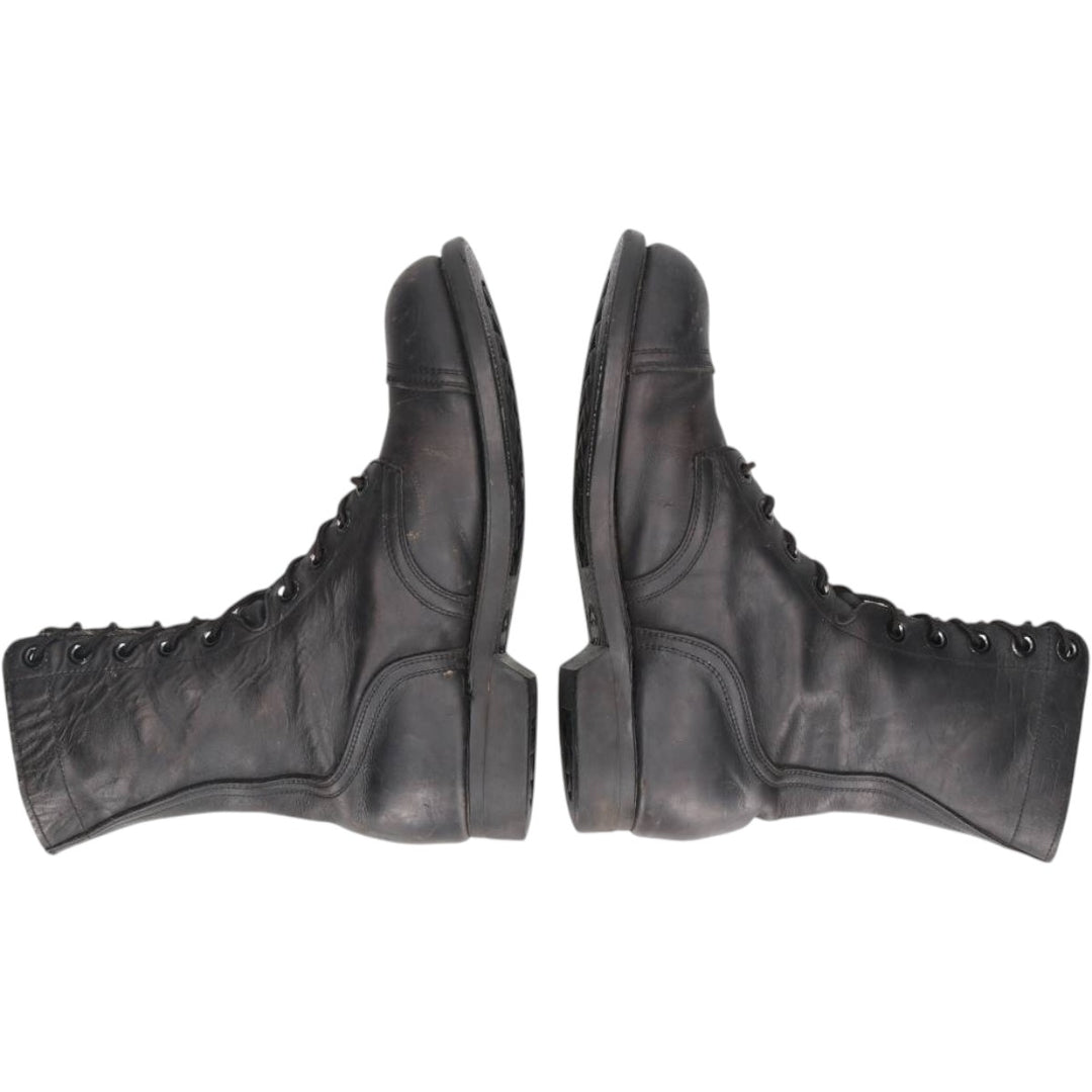US Military Steel Toe Jump Boots, Size 7 1/2R (Men's, equivalent to 10.2 inches), Vintage /saa017010 Men's 26.0cm unclear black type Vintage Second Hand