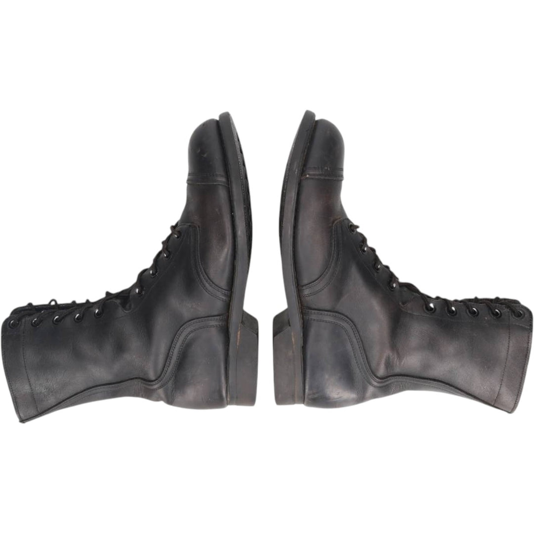 US Military Steel Toe Jump Boots, Size 7 1/2R (Men's, equivalent to 10.2 inches), Vintage /saa017010 Men's 26.0cm unclear black type Vintage Second Hand