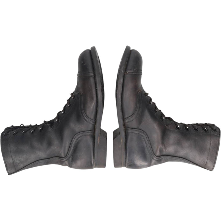 US Military Steel Toe Jump Boots, Size 7 1/2R (Men's, equivalent to 10.2 inches), Vintage /saa017010 Men's 26.0cm unclear black type Vintage Second Hand