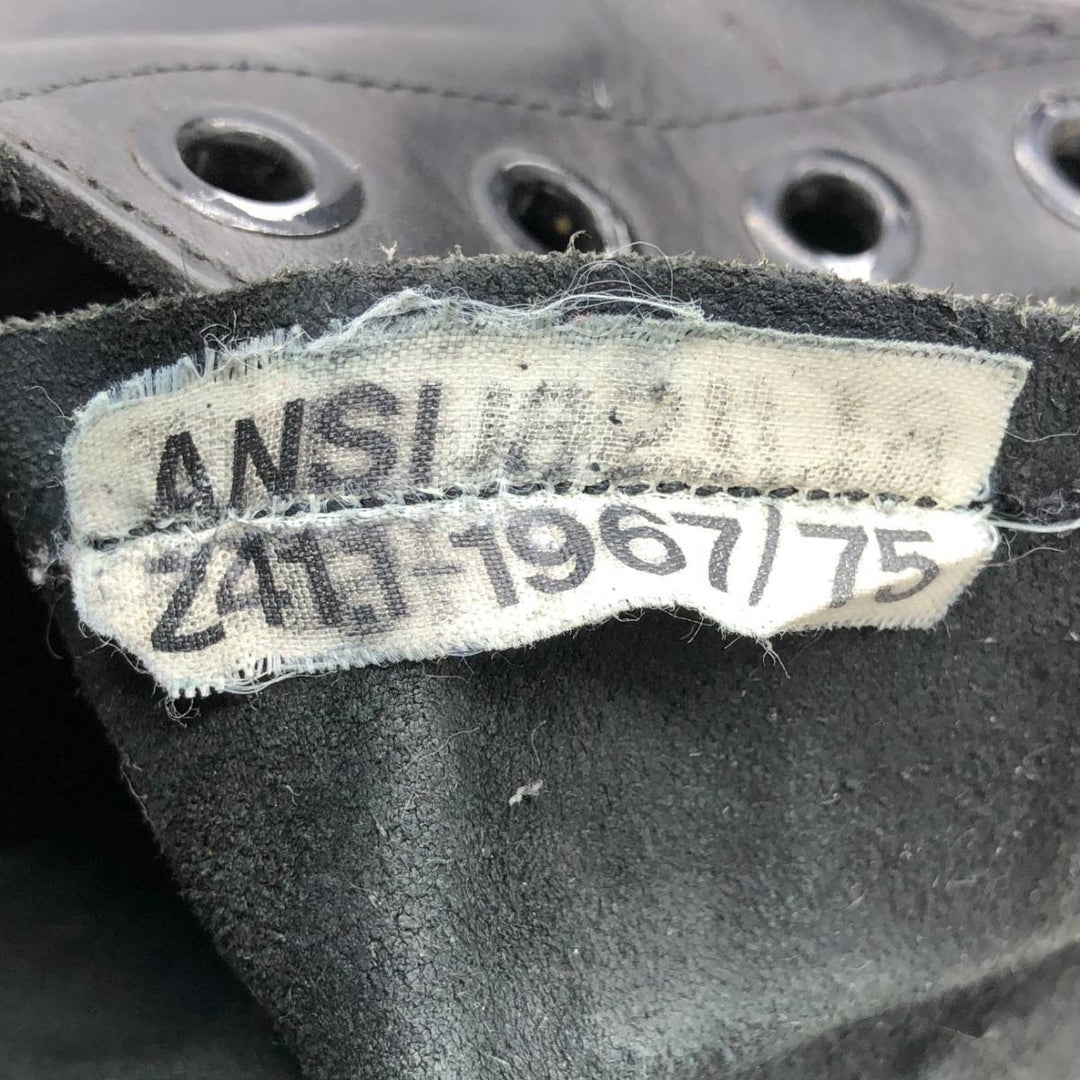 US Military Steel Toe Jump Boots, Size 7 1/2R (Men's, equivalent to 10.2 inches), Vintage /saa017010 Men's 26.0cm unclear black type Vintage Second Hand
