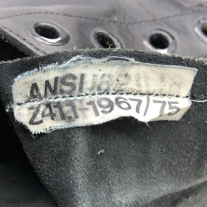 US Military Steel Toe Jump Boots, Size 7 1/2R (Men's, equivalent to 10.2 inches), Vintage /saa017010 Men's 26.0cm unclear black type Vintage Second Hand