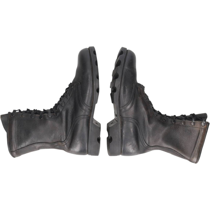 1980s US Military Steel Toe Combat Boots, Made in USA, Size 7 1/2 W (Men's equivalent to 10.2 inches), Vintage /saa017011 Men's 26.0cm unclear black type Vintage Second Hand