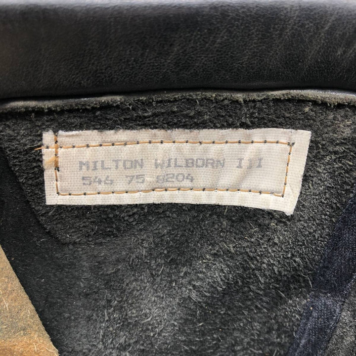 1980s US Military Steel Toe Combat Boots, Made in USA, Size 7 1/2 W (Men's equivalent to 10.2 inches), Vintage /saa017011 Men's 26.0cm unclear black type Vintage Second Hand
