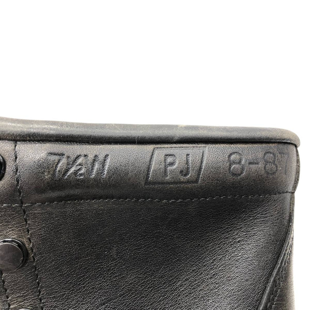 1980s US Military Steel Toe Combat Boots, Made in USA, Size 7 1/2 W (Men's equivalent to 10.2 inches), Vintage /saa017011 Men's 26.0cm unclear black type Vintage Second Hand