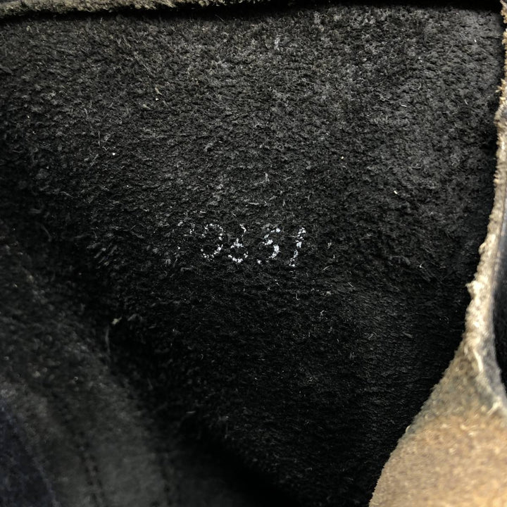 1980s US Military Steel Toe Combat Boots, Made in USA, Size 7 1/2 W (Men's equivalent to 10.2 inches), Vintage /saa017011 Men's 26.0cm unclear black type Vintage Second Hand