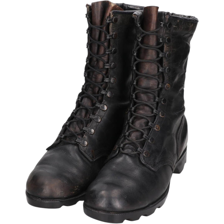 1980s US Military Boots, Size 10 1/2R (Men's equivalent to 11.4"), Vintage /saa017012 Men's 29.0cm unclear black type Vintage Second Hand