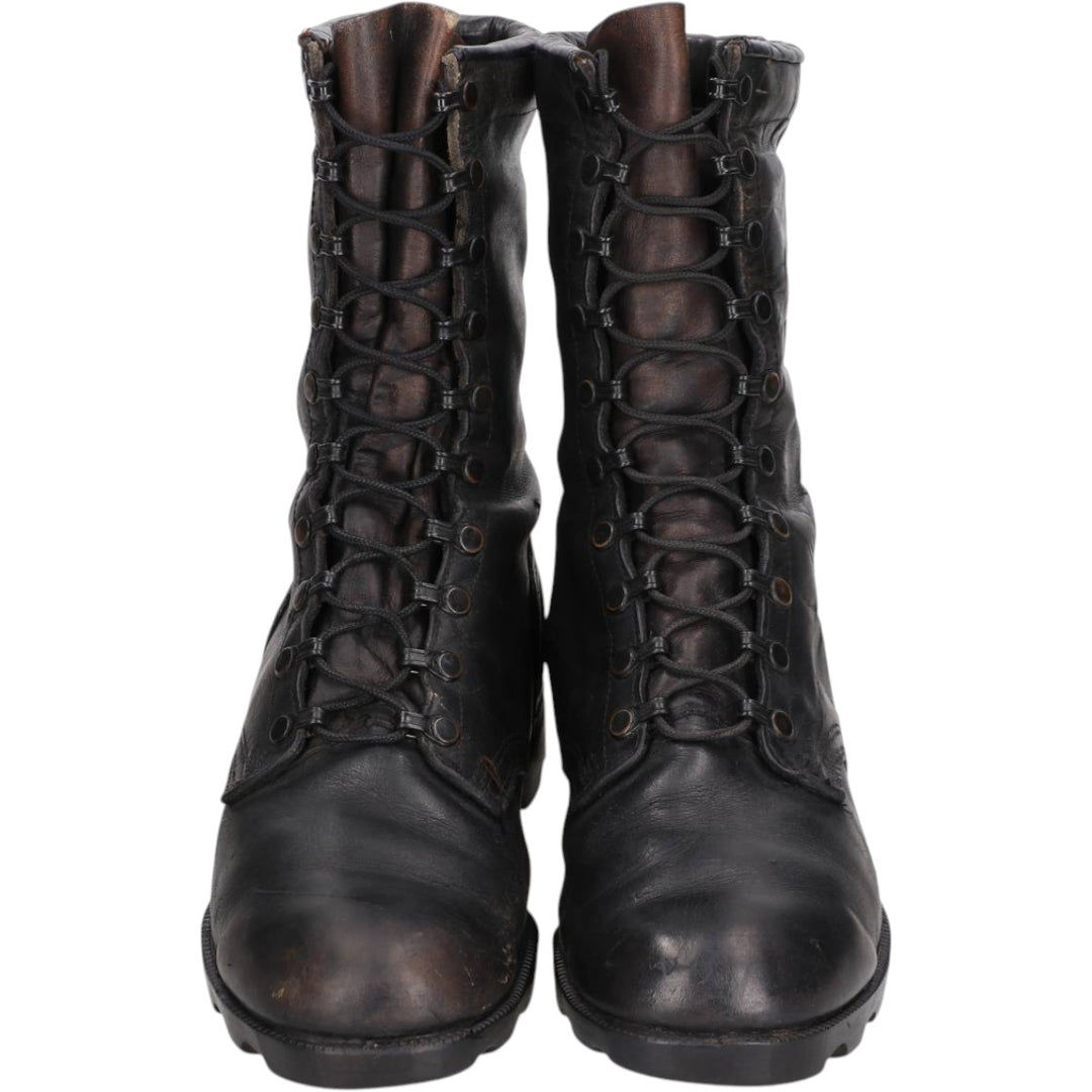 1980s US Military Boots, Size 10 1/2R (Men's equivalent to 11.4"), Vintage /saa017012 Men's 29.0cm unclear black type Vintage Second Hand
